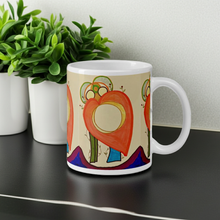 Load image into Gallery viewer, Two Peas in a Pod of Life Art of Love Mug - gift for partner, boyfriend or girlfriend
