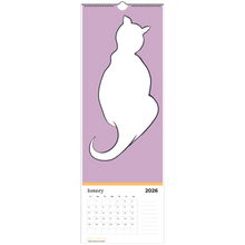Load image into Gallery viewer, Cool Cats Coloring Calendar 2026 January