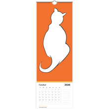 Load image into Gallery viewer, Cool Cats Coloring Calendar 2026 October