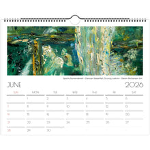 Load image into Gallery viewer, Soul of Ireland Calendar 2026 - Ireland Landscape Paintings June