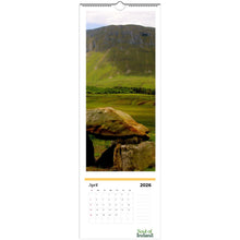 Load image into Gallery viewer, Soul of Ireland Photo Calendar 2026 Vertical Format Ireland Art for Narrow Wall April