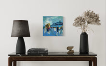 Load image into Gallery viewer, Silver Serene painting of Ben Bulben and Sligo Bay - Dawn Richerson Ireland painting