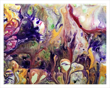 Load image into Gallery viewer, PERSISTENT PREDICTABILITY ☼ Magdalen Painting {Art Print} Faith and doubt faces painting by Virginia artist Dawn Richerson 11x14