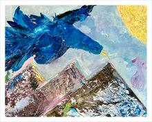 Load image into Gallery viewer, Blue Ridge Blessings - Earth and Sky - Blue Ridge Parkway painting by Dawn Richerson