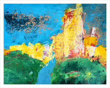 Load image into Gallery viewer, CASTLE ON A HILL ☼ Soul of England Painting {Art Print} Corfe Castle painting by Virginia artist Dawn Richerson 11x14
