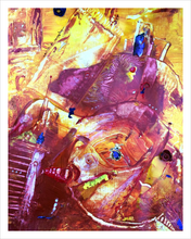 Load image into Gallery viewer, DAY OF THE DISILLUSIONED ☼ Spirited Life Painting {Art Print} 8x10 abstract painting by Virginia artist Dawn Richerson 11x14