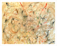 Load image into Gallery viewer, Death by Cancer Watercolor abstract 11x14