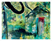 Load image into Gallery viewer, House in the Woods Ireland Painting by Dawn Richerson 11x14