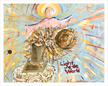 Load image into Gallery viewer, Light of the World faith painting Christian art Dawn Richerson 11x14