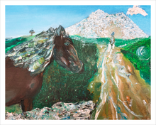 Load image into Gallery viewer, The Return Knocknarae Painting County Sligo Ireland Painting by Dawn Richerson - Queen Maeve painting - 11x14