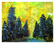 Load image into Gallery viewer, TREMORS OF EXCITEMENT ☼ Spirited Life Painting {Art Print} Colorado spring painting by Virginia artist Dawn Richerson 11x14