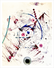 Load image into Gallery viewer, TURN OF THE BLADE ☼ Abstract Watercolor Dawn Richerson 11x14