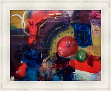 Load image into Gallery viewer, WHAT HAPPENED ON THEIR WAY TO LOVE ☼ Spirited Life Painting {Art Print} painting journey to love by Virginia artist Dawn Richerson 11x14 framed