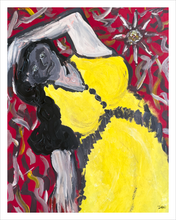 Load image into Gallery viewer, Seniorita painting Dawn Richerson On the Island of Hispaniola Recognitions Series painting 11x14