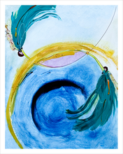 Load image into Gallery viewer, ELEGANCE The Grace of the Ordinary ☼ Curvature & Creation Watercolor {Art Print} 11x14