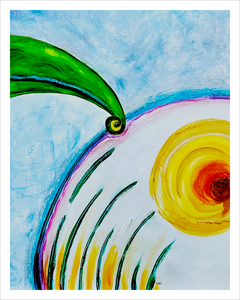 REACH The Arc of Life ☼ Curvature & Creation Watercolor {Art Print} 11x14