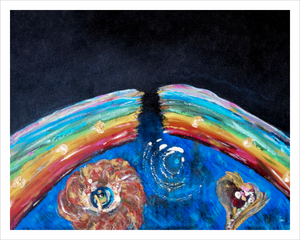 BROKEN RAINBOW ☼ Dreams for a New World {Art Print} Dawn Richerson new earth painting 11x14