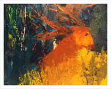 Load image into Gallery viewer, GENTLE GUARDIAN ☼ Soul of France & Magdalen Deer Painting {Art Print} by Virginia artist Dawn Richerson 11x14