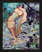 Load image into Gallery viewer, Happy Trails Digital Collage with Alterations Most True Photograph / Singing as I Go / Dawn Richerson - Blue Ridge Parkway Inspiration