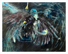 Load image into Gallery viewer, Something to Say - Paris - Crow - fury - rage - messenger - 11x14