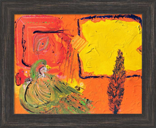 Load image into Gallery viewer, WINDOW TO MY WORLD ☼ All She Could Not Say {Art Print} 11x14 framed