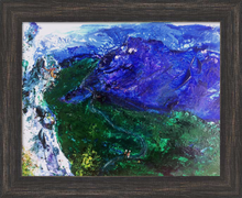 Load image into Gallery viewer, DOWN FROM THE MOUNTAIN ☼ Magdalen Painting {Art Print} Faithscapes painting from Virginia artist Dawn Richerson South of France 11x14 framed
