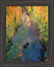 Load image into Gallery viewer, In Her River - Magdalen Series - Dawn Richerson painting 11x14 framed