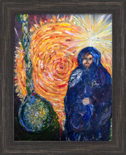 Load image into Gallery viewer, IN HIM WAS LIFE ☼ Faithscapes Magdalen Painting {Art Print} Jesus painting Dawn Richerson 11x14 framed