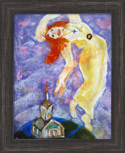 Load image into Gallery viewer, SHE FLOATS FREE ☼ Magdalen Painting {Art Print} Love for the Church Faithscapes Painting Dawn Richerson 11x14 framed