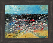 Load image into Gallery viewer, TOSSED UPON AN ANGRY WAVE ☼ Soul of France & Magdalen Painting {Art Print} by artist Dawn Richerson - A Faithscapes Collection Painting