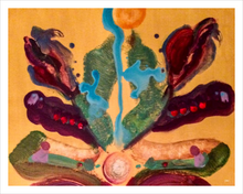 Load image into Gallery viewer, How He Held Her Dream abstract painting Dawn Richerson 11x14