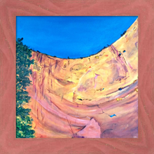 Load image into Gallery viewer, ECHO AMPHITHEATER ☼ Heart of America New Mexico Painting {Art Print} by Virginia artist Dawn Richerson 12x12