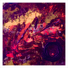 Load image into Gallery viewer, Garden Variety Life abstract painting Dawn Richerson 12x12