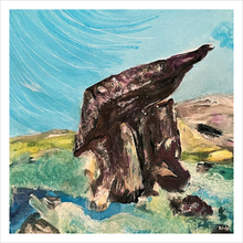 Load image into Gallery viewer, Poulnabrone Portal  Irish dolmen painting County Clare - Dawn Richerson Ireland painting 12x12