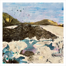 Load image into Gallery viewer, Scales and the Savage Sea Giant's Causeway Irish seascape painting 12x12