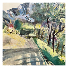 Load image into Gallery viewer, The Way to Errigal - Ireland Painting County Donegal Drive - Dawn Richerson - 12x12