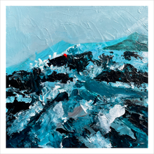 Load image into Gallery viewer, After Poseidon Soul of Ireland painting Wild Atlantic Way ocean painting Dawn Richerson Art 12x12