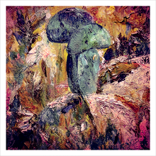 Load image into Gallery viewer, THE ELEGANT LOVERS ☼ Heart of America Virginia Painting {Art Print} Woodland scene on Blue Ridge Parkway painting by Virginia artist Dawn Richerson 12x12