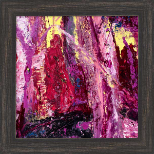 IN THE PURPLE WOOD ☼ Magdalen Painting {Art Print} Faithscapes painting by Virginia artist Dawn Richerson 12x12 framed