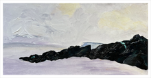 Load image into Gallery viewer, All Along Antrim Coast Soul of Ireland painting by Dawn Richerson 12x24