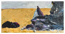 Load image into Gallery viewer, Guardian of the Grey and Golden Seas - Donegal Coast Wild Atlantic Way painting Ireland - 12x24