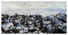 Load image into Gallery viewer, The Causeway anbd the Chorus Giant's Causeway Painting Northern Ireland - Dawn Richerson - 12x24