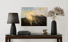 Load image into Gallery viewer, Irish Sunset Ring of Kerry Ireland Painting Dawn Richerson In Situ Living Room
