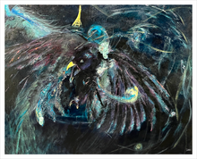 Load image into Gallery viewer, Something to Say - Paris - Crow - fury - rage - messenger - 16x20