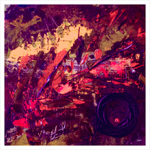 Load image into Gallery viewer, Garden Variety Life abstract painting Dawn Richerson 16x16