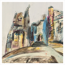 Load image into Gallery viewer, The King and His Castle Rock of Cashel painting - Ireland painting by Dawn Richerson - County Tipperary 16x16
