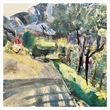 Load image into Gallery viewer, The Way to Errigal - Ireland Painting County Donegal Drive - Dawn Richerson - 16x16
