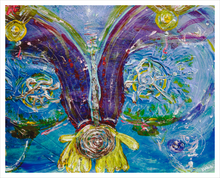 Load image into Gallery viewer, This Gift I Bring Dreams for a New World 16x20