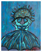 Load image into Gallery viewer, Eccentric Man painting Dawn Richerson 16x20