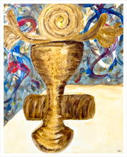 Load image into Gallery viewer, In Remembrance faith painting communion Dawn Richerson 16x20